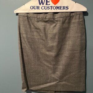 J Crew Gray Pencil Skirt Size 2